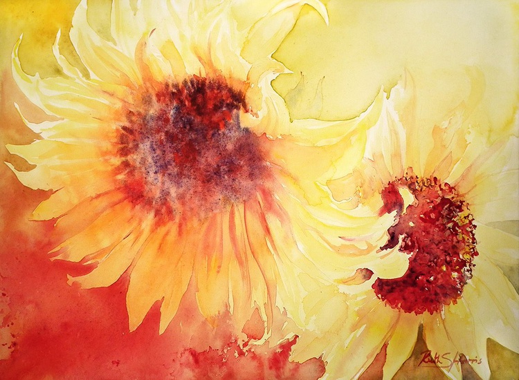 Helios 2014 Watercolour By Ruth Harris Artfinder