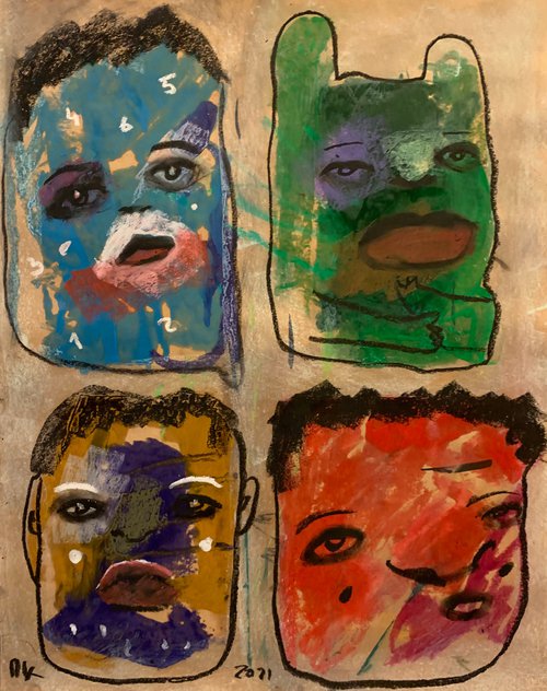 Four heads by Pavel Kuragin