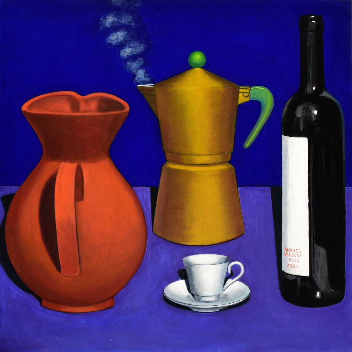 Photorealistic Oil Painting , Composizione - 11 By Andrea Vandoni, 39 X 39, Artwork For Sale On Artfinder