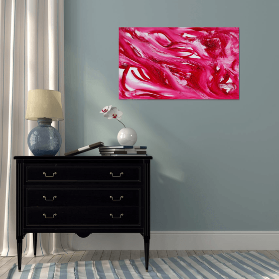 Blood, monochome 100x60 cm