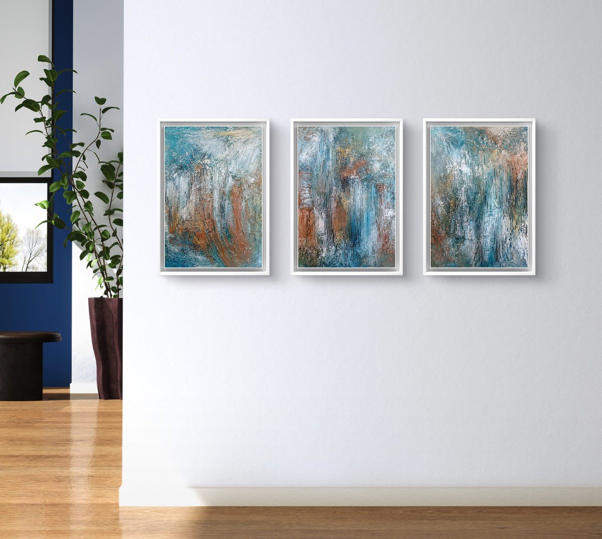 Beyond The Sky By Alexandra Petropoulou, 59 X 24, Artwork For Sale On Artfinder