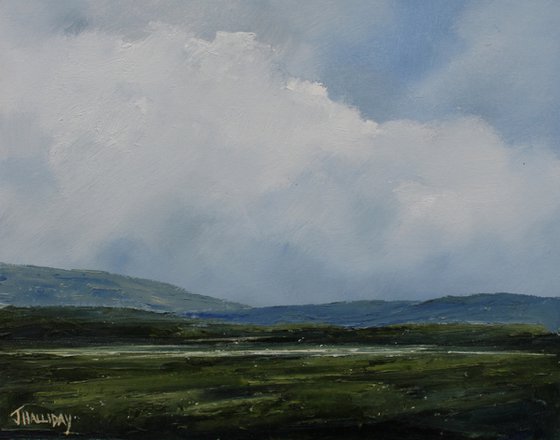 Distant Hills, Irish Landscape