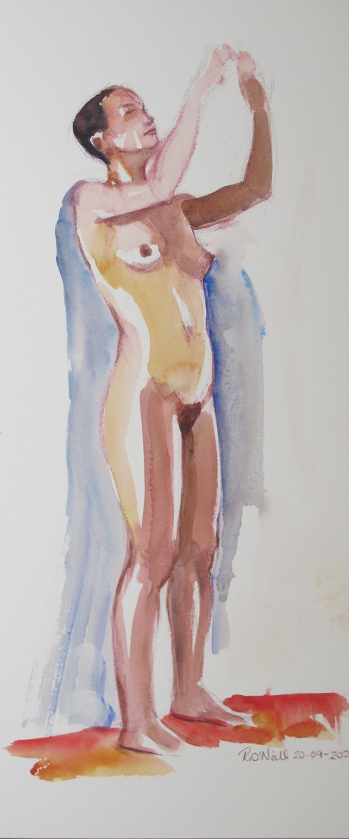 Standing female nude by Rory O’Neill