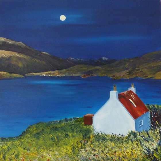 Moonlight on Loch Torridon