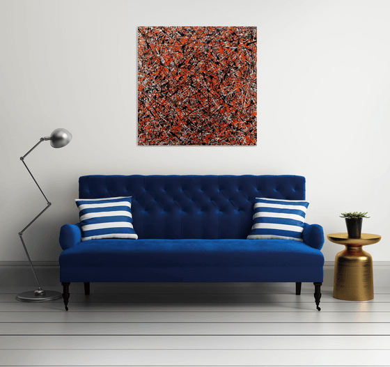 Extra large  artwork (orange)