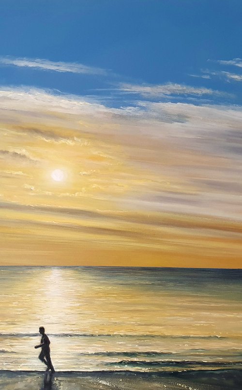 Sunrise at Sandbanks by Joseph  Charman