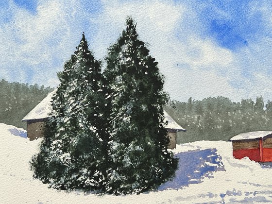 Winter at La Trélasse