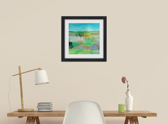Reserved for customer order - Set of 3 framed paintings