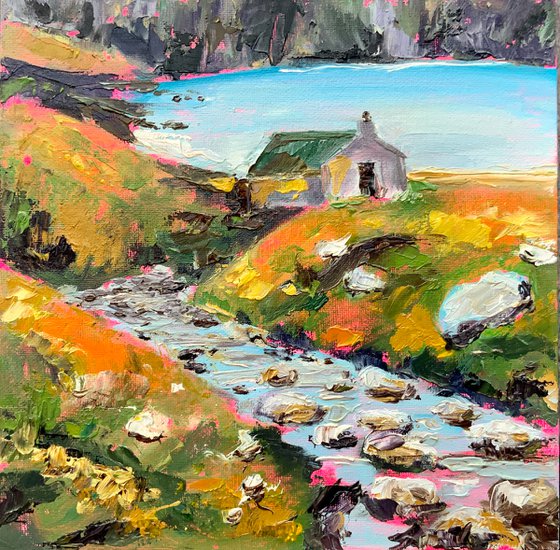 Little House Portrait. Ireland painting (2022)