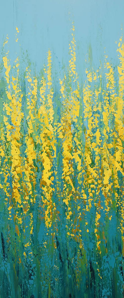Vibrant Meadow - Flower Field by Suzanne Vaughan