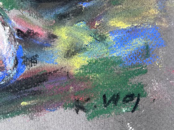 Woodland Nude – Pastel Study