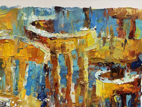 Coffee under the rain