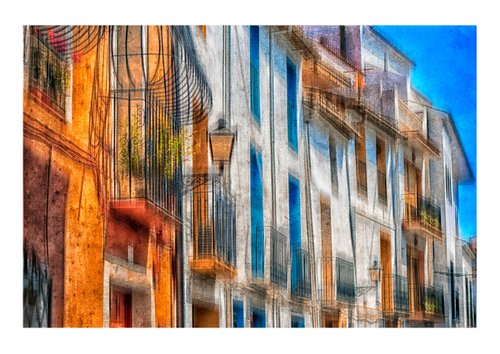 Spanish Facade. Limited Edition 1/50 15x10 inch Photographic Print by Graham Briggs