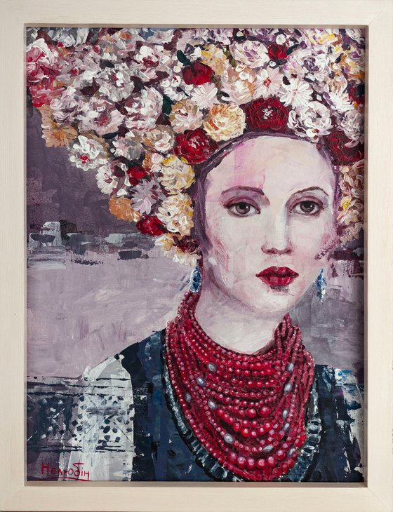 Portrait of a Ukrainian woman