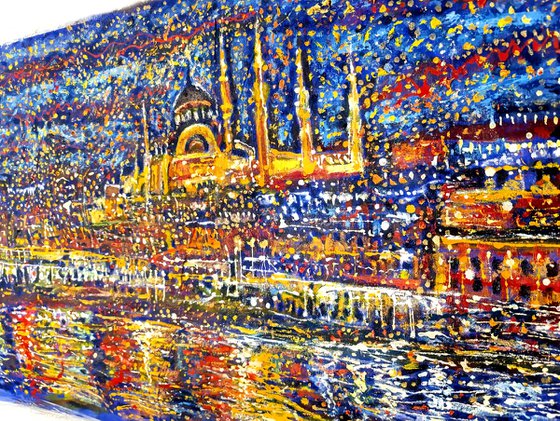 Bosphorus at Starry Night