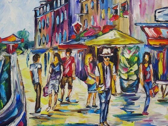 At the Harbor of Honfleur