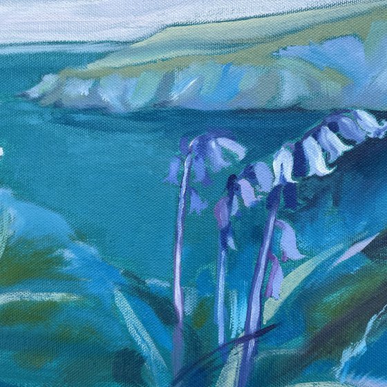 Bluebells dream of wispy skies
