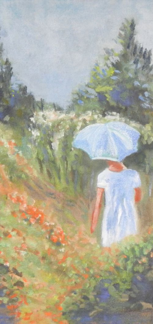 A walk in the garden by Aida Markiw