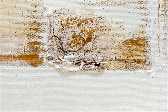 Rust and Gold  - Abstract Art - Acrylic Painting - Canvas Art - Framed Painting - Abstract Painting - Industrial Art