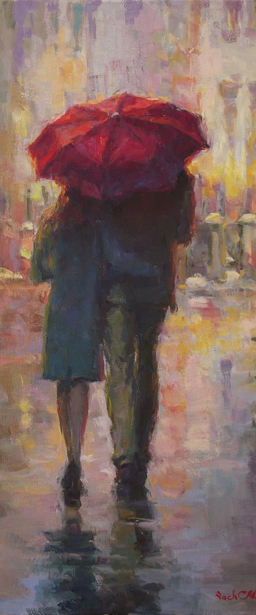 Under the umbrella by Vachagan Manukyan