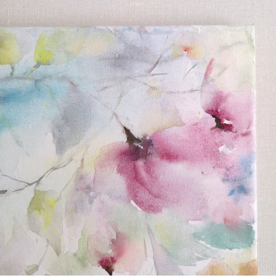 Abstract flowers bouquet