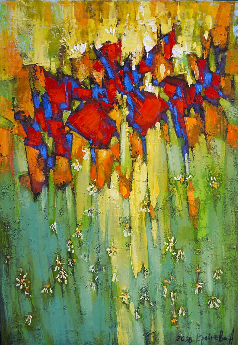 Summer In Your Eyes By Anastasiia Kraineva (Masniuk), 28 X 39, Artwork For Sale On Artfinder