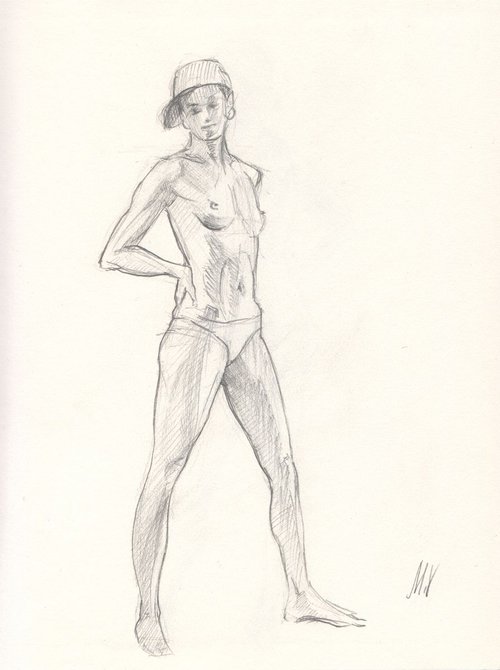 Sketch of Human body. Woman.27 by Mag Verkhovets