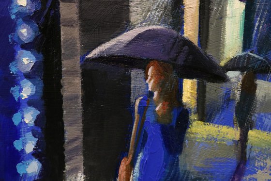 Blue Rain and Midnight Walk