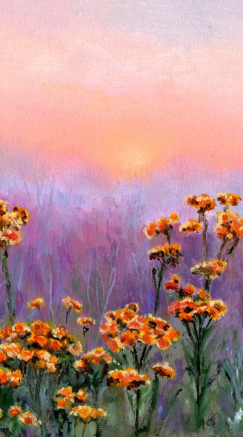 'Flowers at sunrise' by Lucia Verdejo
