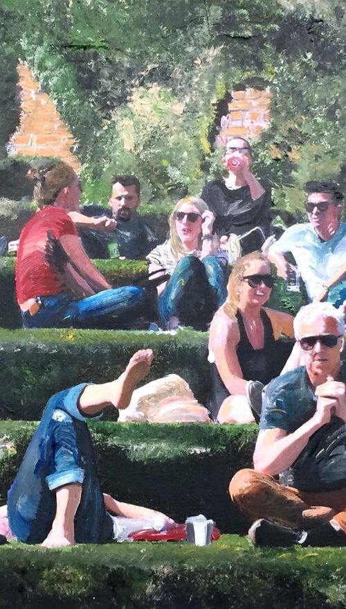 Londoners on Astroturf by Andrew  Reid Wildman