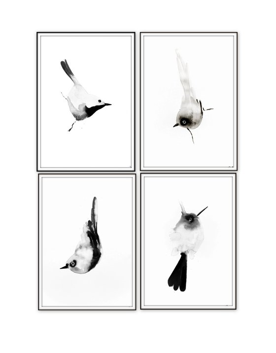 Set of 4 Birds