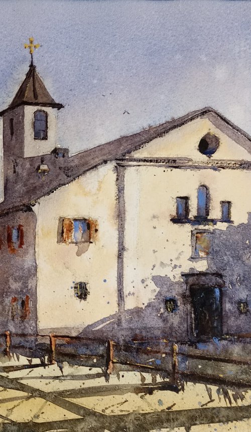 Church of Saint Gaetano, Valtellina, Italian Alps by Tollo Pozzi