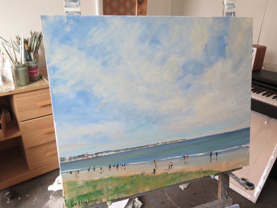 Bridlington Beach Scene