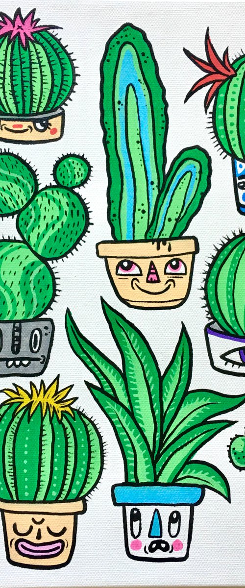 Cacti Heads 2 by Luke Crump