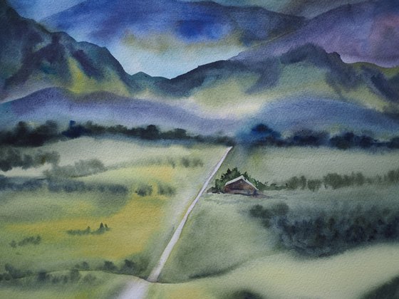 Road to the mountains