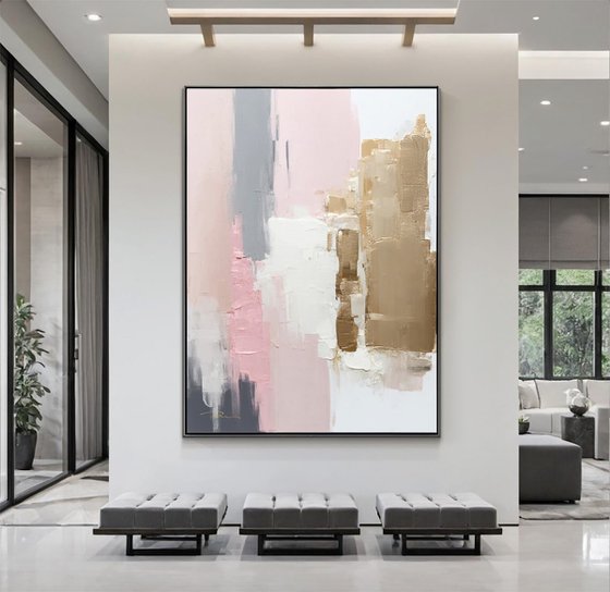 Pink and Gold Urban Contrast