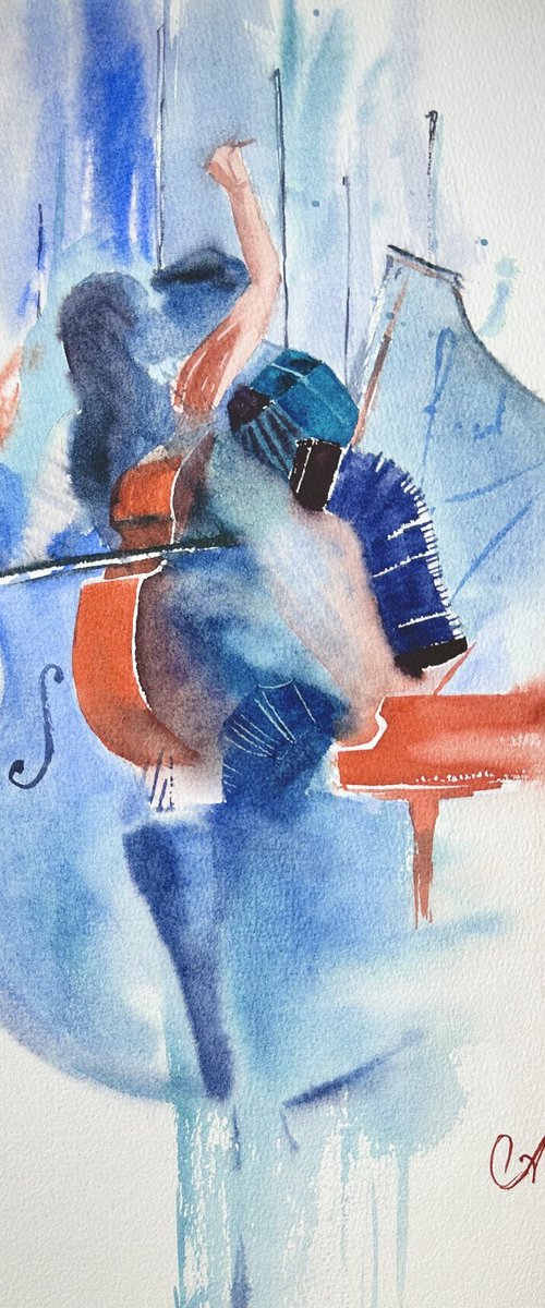 Tango: Composition 2 by Alla Semenova