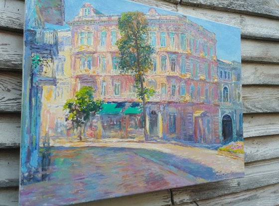 House on Catherine Square in Odessa