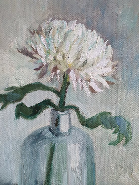 "Chrysanthemum in vase"