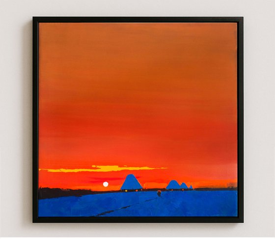 Orange sky