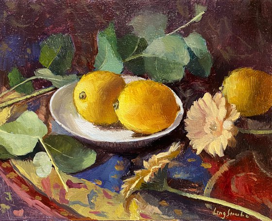 Lemon with Still Life #2