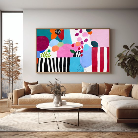 Dynamic Abstract painting