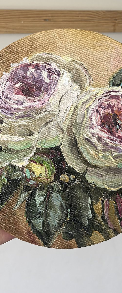 Pink roses by Leyla Demir