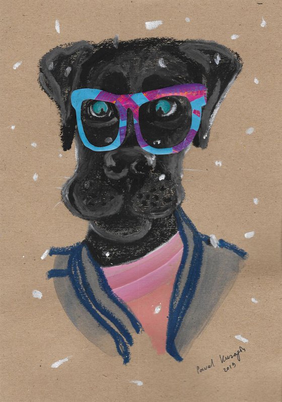 Hipster dog #2