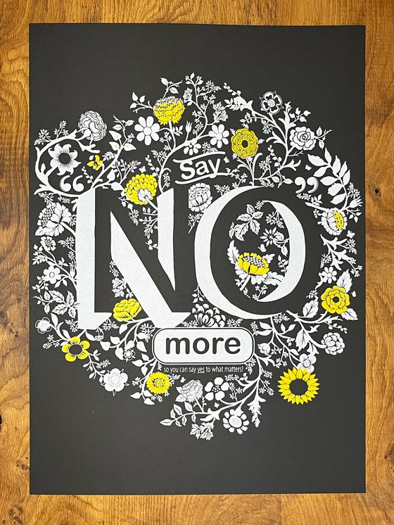 say 'NO' more