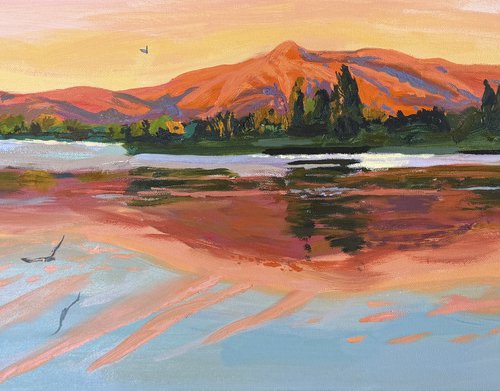 Sunset at Lake Elizabeth by Kate Sosonna