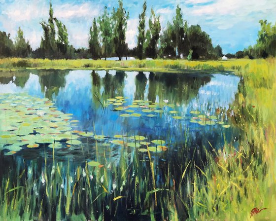 "A summer scene"