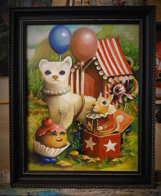 Small circus in the mountain