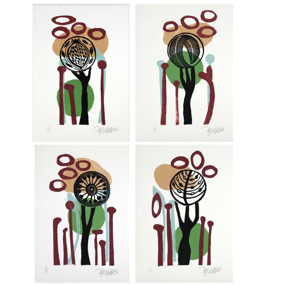 Set of 4 - Desert