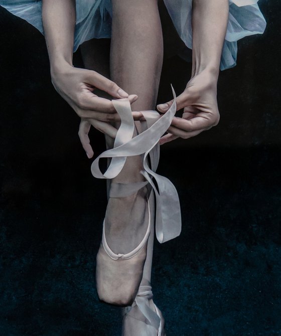 Pointe - underwater photograph - print on aluminum